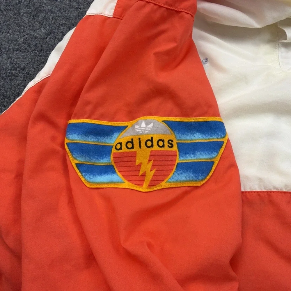 adidas Aerosports Thunderbolt Chuters vintage 80s windbreaker jacket RARE large‎